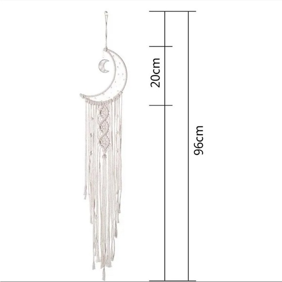 NEW 96cm Bohemian Chic Macrame Wall Hanging Tapestry Room Decor Home Decoration - Picture 6 of 14